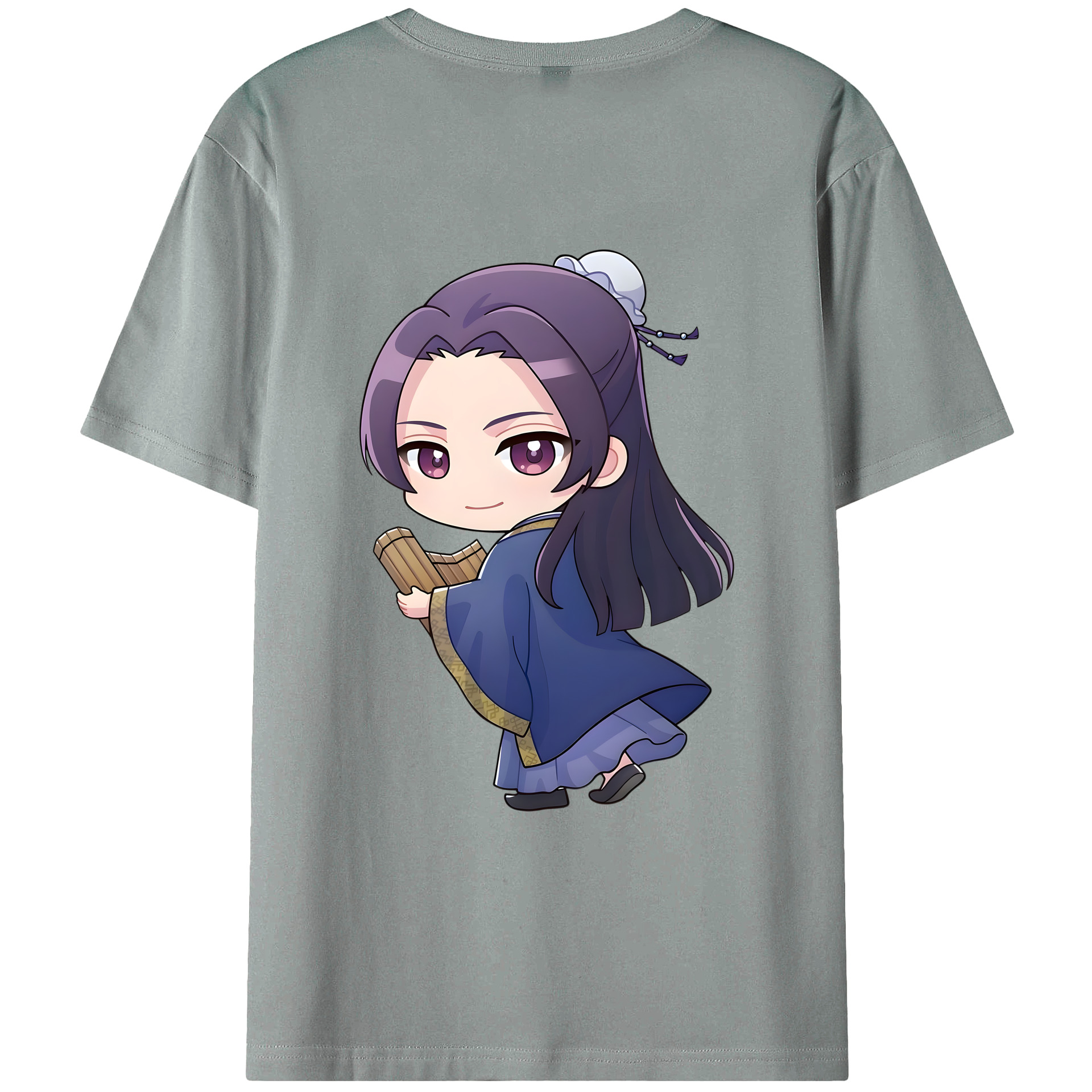 （画像用） 薬屋のひとりごと The Apothecary Diaries 綿100％ メンズ半袖Tシャツ（バックプリント） 通気性
